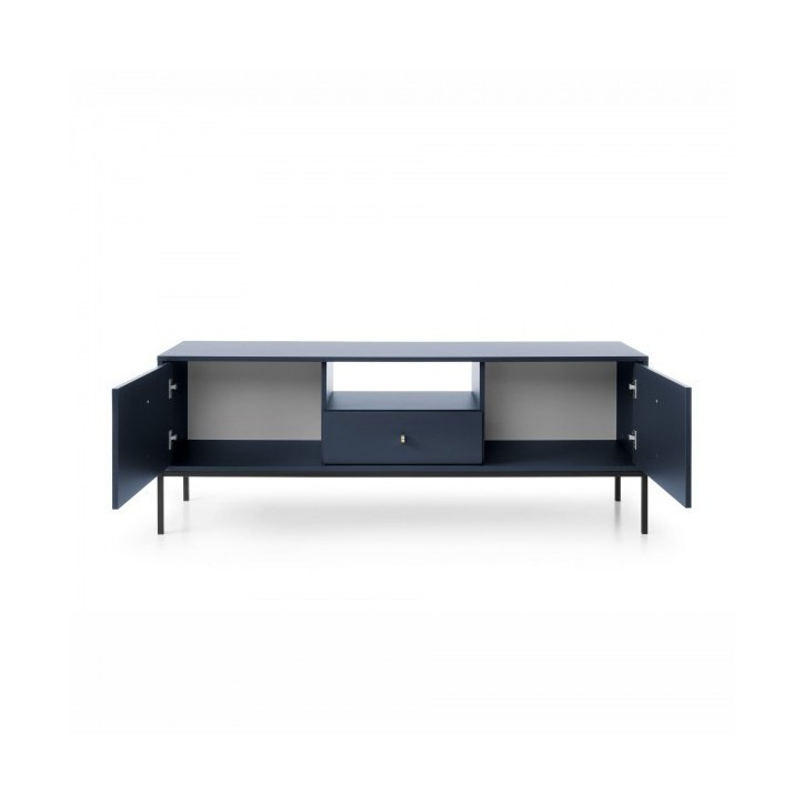 Meuble TV MONO bleu marine 154 cm