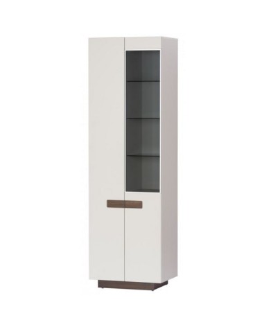 Vaisselier 2 portes KASHMIR 60 cm blanc