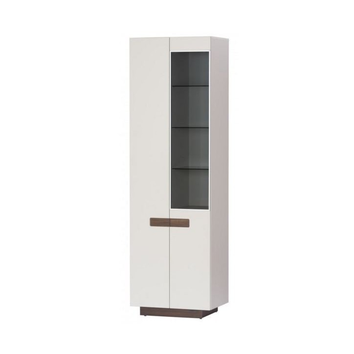 Vaisselier 2 portes KASHMIR 60 cm blanc