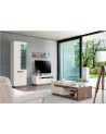 Vaisselier 2 portes KASHMIR 60 cm blanc