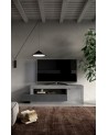 Meuble TV FREEDOM béton/plomb 160 cm