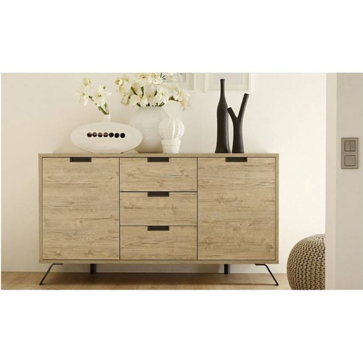 Buffet PALMA, 156 cm chêne