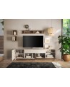 Meuble TV ANDORRE 240 cm 2 portes et 1 tiroir Coloris au choix
