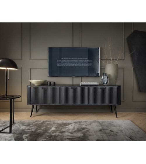 Meuble TV ROMA 168 cm Noir