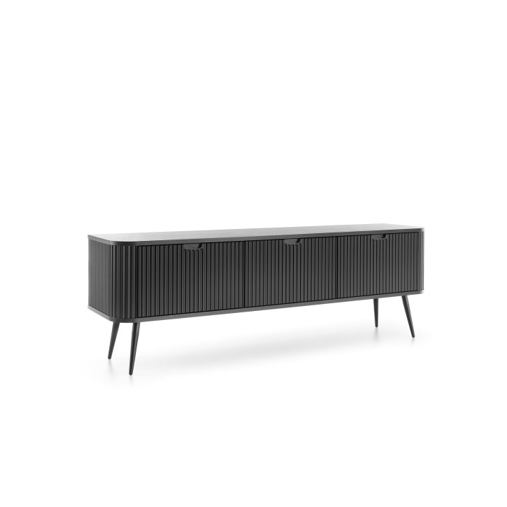 Meuble TV ROMA 168 cm Noir