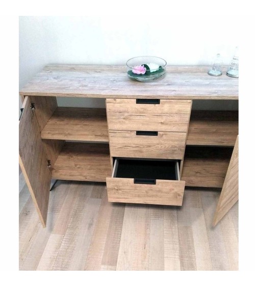 Buffet PALMA, 156 cm chêne