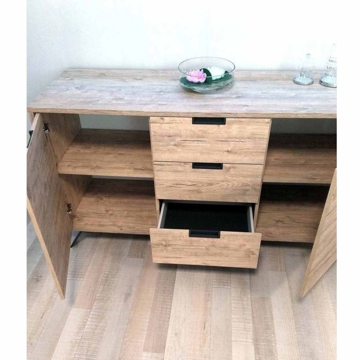 Buffet PALMA, 156 cm chêne