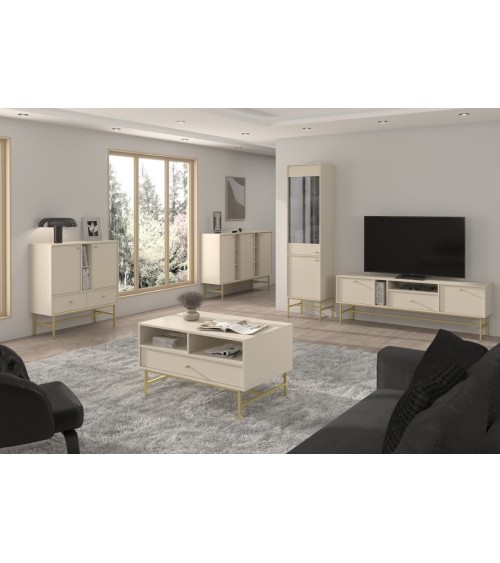 Meuble TV Tokyo beige 180 cm