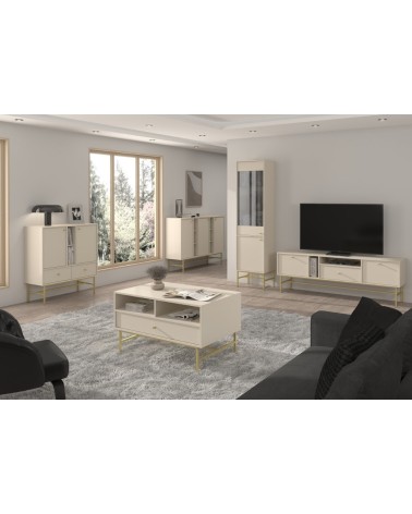 Meuble TV Tokyo beige 180 cm