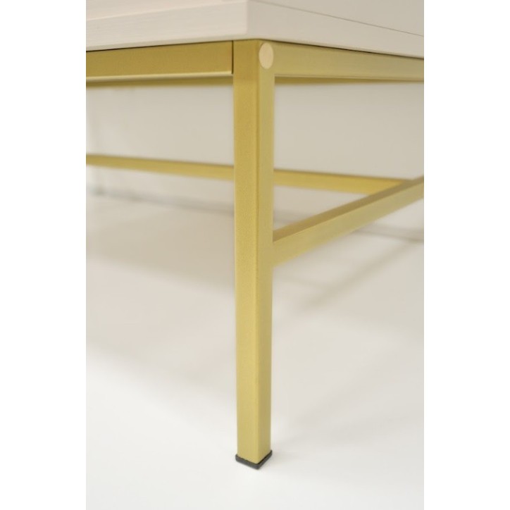 Meuble TV Kyoto beige 120 cm 2 portes