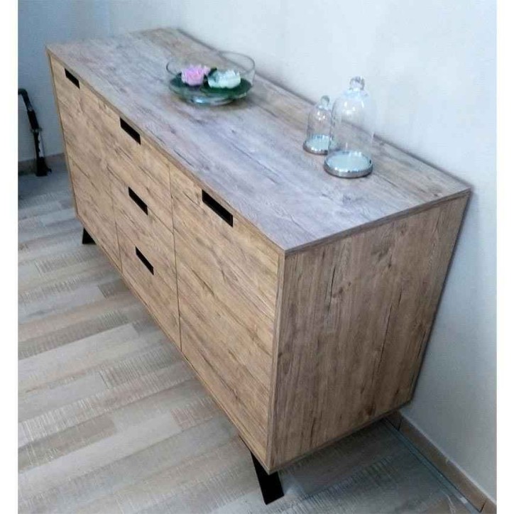 Buffet PALMA, 156 cm chêne