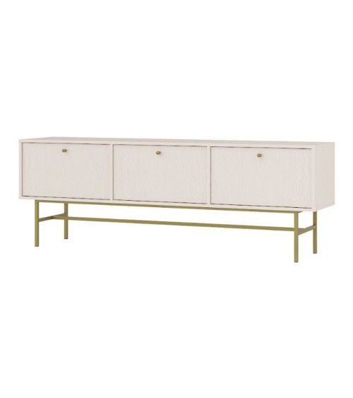Meuble TV Kyoto II beige 180 cm 3 portes