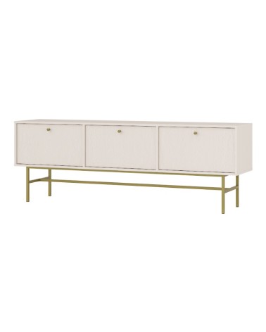 Meuble TV Kyoto II beige 180 cm 3 portes