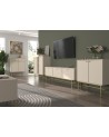 Meuble TV Kyoto II beige 180 cm 3 portes