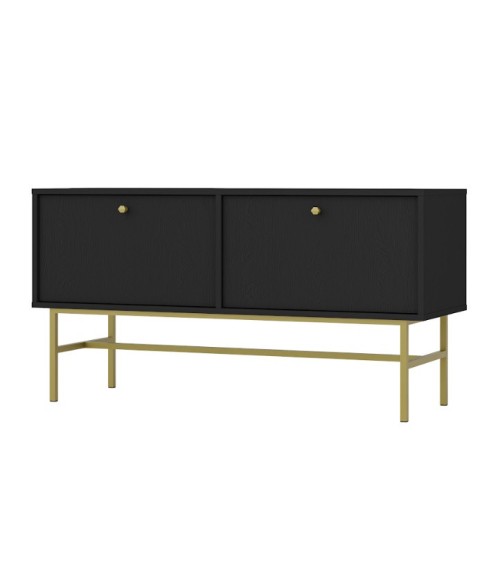 Meuble TV Kyoto graphite 120 cm 2 portes