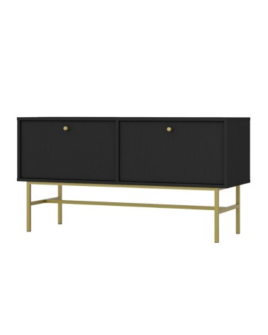 Meuble TV Kyoto graphite 120 cm 2 portes