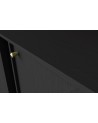 Meuble TV Kyoto graphite 120 cm 2 portes