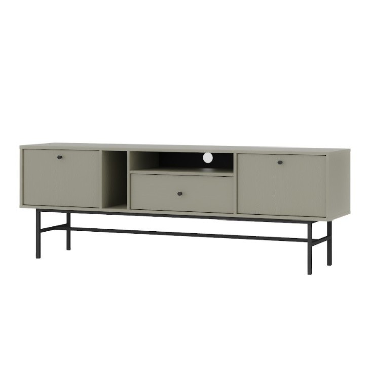 Meuble TV Tokyo vert eucalyptus 180 cm