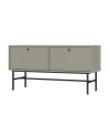 Meuble TV Kyoto vert eucalyptus 120 cm 2 portes