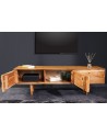 Meuble TV SOLARA en bois massif d'acacia