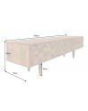 Meuble TV SOLARA en bois massif d'acacia