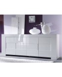 Buffet ZEOS 210 cm blanc