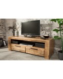 Meuble TV RUSTICO en bois massif de manguier 130 cm