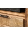 Meuble TV RUSTICO en bois massif de manguier 130 cm