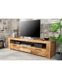Meuble TV RUSTICO en bois massif de manguier 170 cm