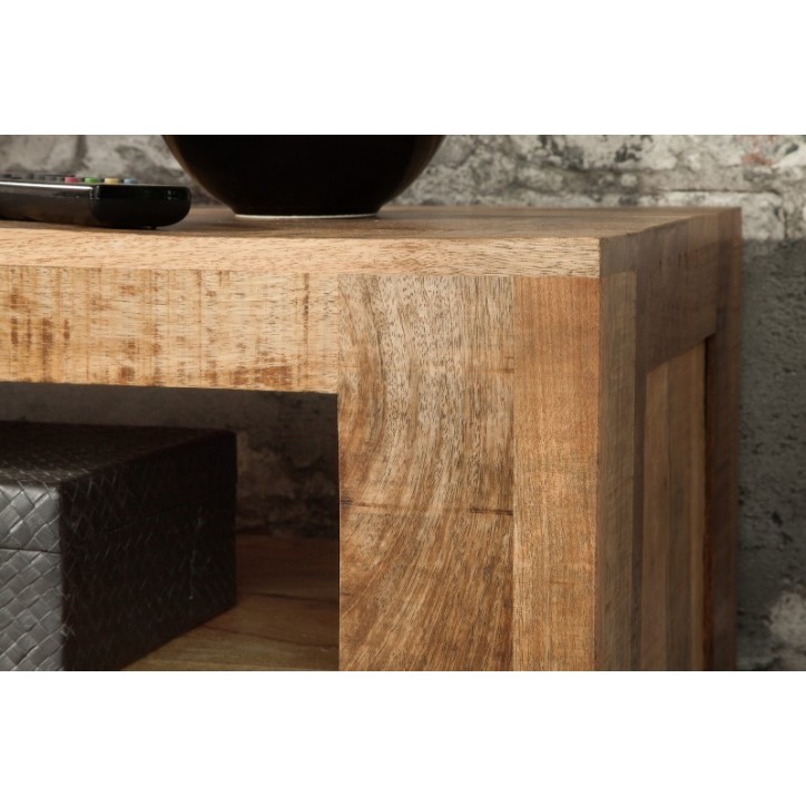 Meuble TV RUSTICO en bois massif de manguier 170 cm