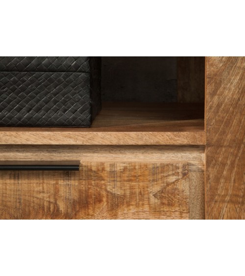 Meuble TV RUSTICO en bois massif de manguier 170 cm
