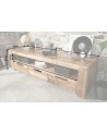 Meuble TV RUSTICO en bois massif de manguier 170 cm