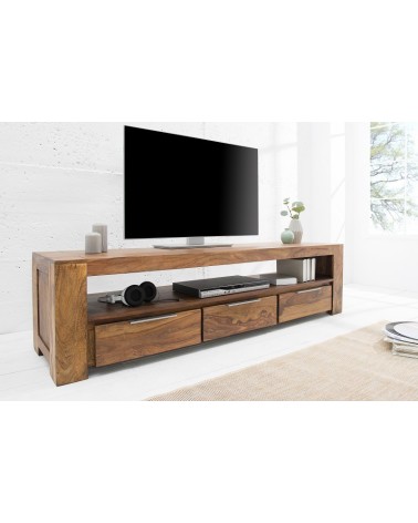 Meuble TV WOOD en bois massif de sheesham
