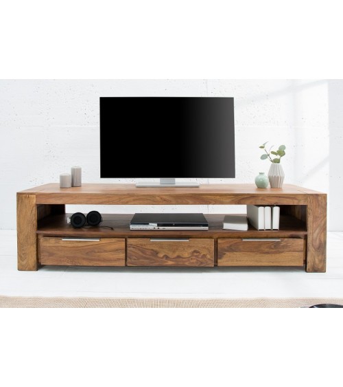 Meuble TV WOOD en bois massif de sheesham