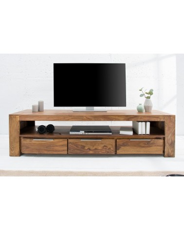 Meuble TV WOOD en bois massif de sheesham