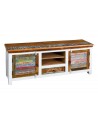 Meuble TV ECO II en bois recyclé et manguier