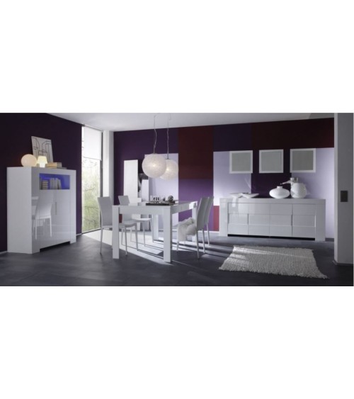 Buffet ZEOS 210 cm blanc