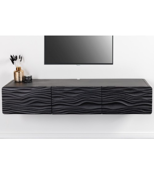 Meuble TV suspendu MAR en bois de manguier