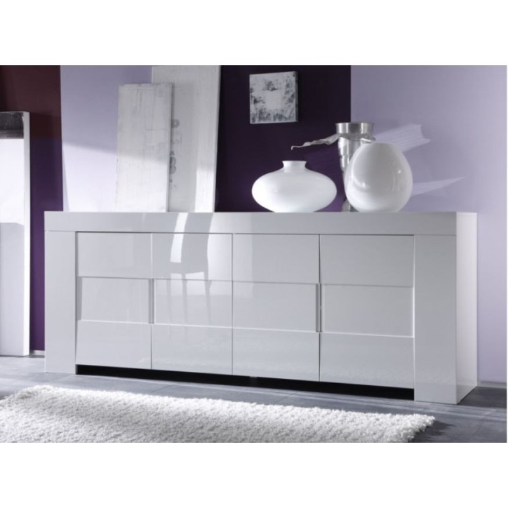 Buffet ZEOS 210 cm blanc