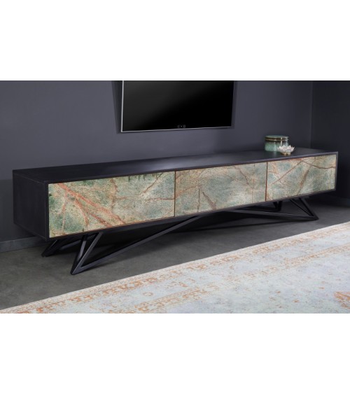 Meuble TV STONE en bois d'acacia