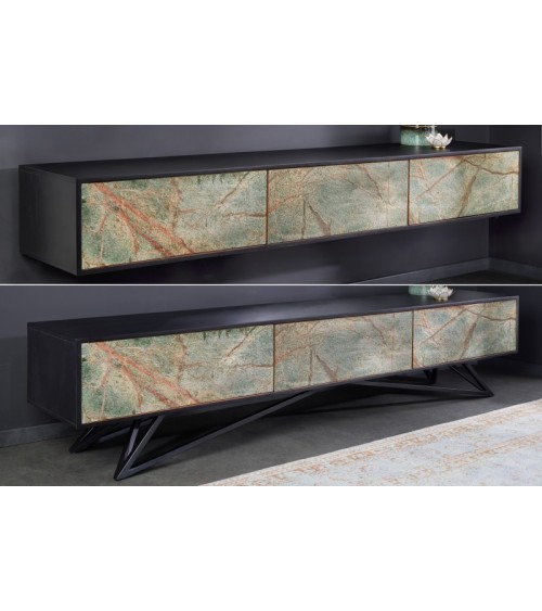 Meuble TV STONE en bois d'acacia