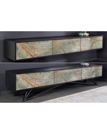 Meuble TV STONE en bois d'acacia