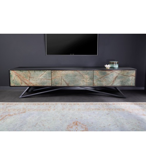 Meuble TV STONE en bois d'acacia