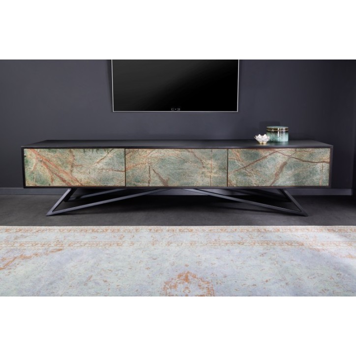 Meuble TV STONE en bois d'acacia