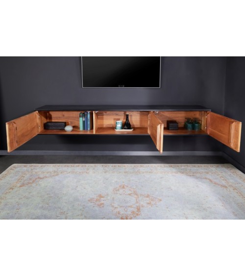 Meuble TV STONE en bois d'acacia