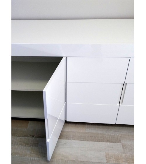 Buffet ZEOS 210 cm blanc