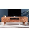 Meuble TV CUBE en bois massif d'acacia