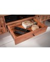 Meuble TV CUBE en bois massif d'acacia