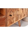 Meuble TV CUBE en bois massif d'acacia