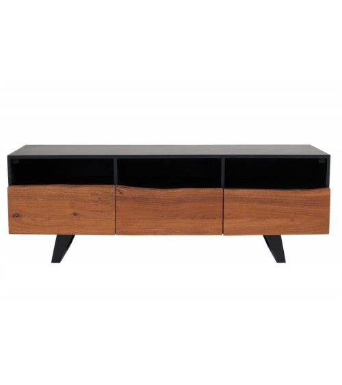 Meuble TV BRUT en bois d'acacia